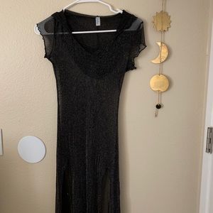 sheer maxi dress